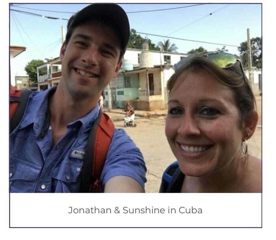 Jonathan and Sunshine in Cuba