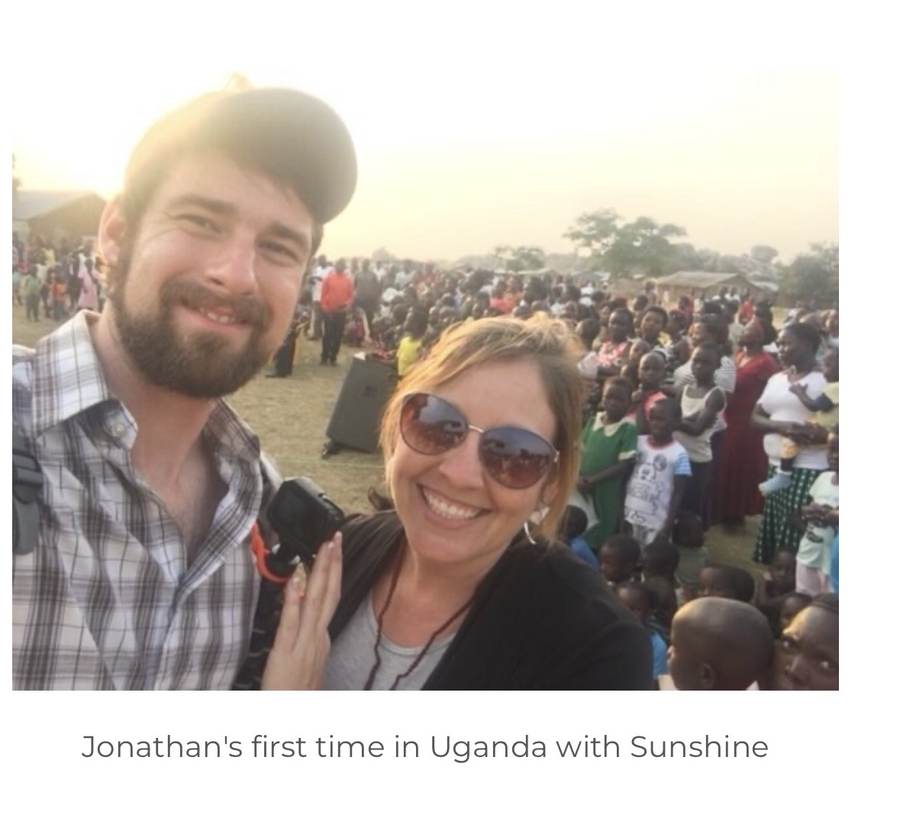 Jonathan and Sunshine in Uganda