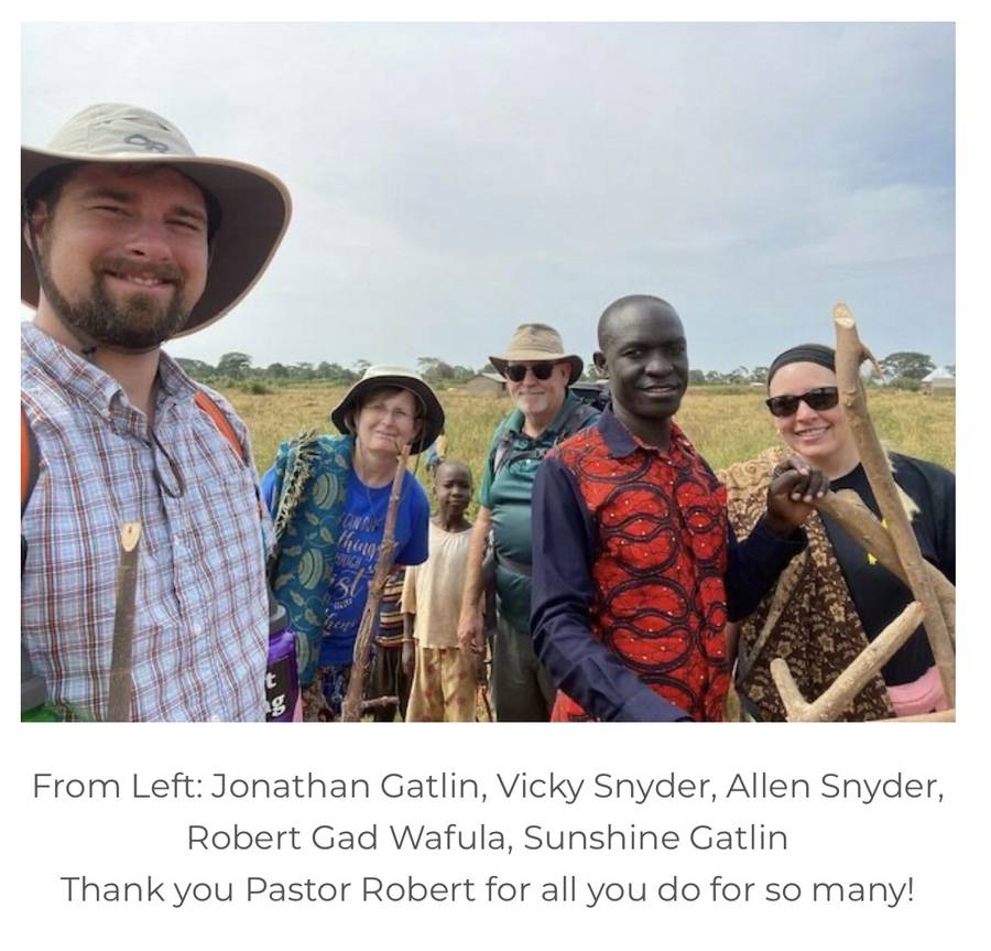 Mission team in Uganda